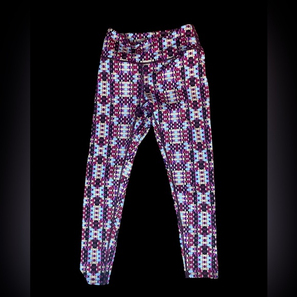 Free People movement Ashford lose control legging multicolor geometric print S - Picture 3 of 4
